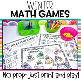 January Math Games | Math Center Games | Winter Math Games