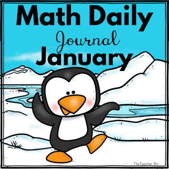 Preview of Math Daily Journal January-Kindergarten-1st