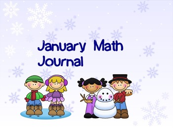 Preview of January Math Journal SMART notebook