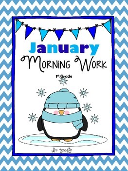 Preview of January Math & Literacy Morning/Home Work CSSS