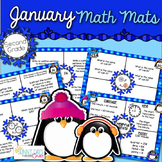 January Math Mats {second grade}