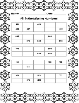 January Math Packet by GM Learning | TPT