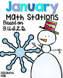 January Math Stations {Based on BUILD}