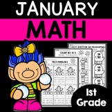 January Math Worksheets | 1st Grade