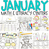 January Math and Literacy Centers {CCSS} Kindergarten | Wi