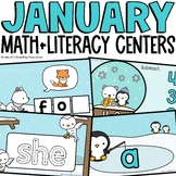 Math and Literacy Centers Kindergarten JANUARY | Kindergar