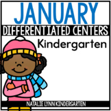 January Math and Literacy Centers for Kindergarten | Diffe