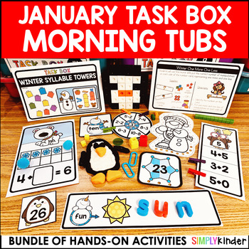 Task Boxes For Kindergarten - Simply Kinder