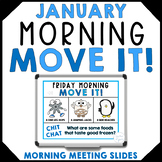 January Morning Meeting Activities - Winter Morning Slides