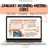 January Morning Meeting Slides | Upper Elementary Morning Meeting