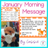 January Fox Morning Message - Morning Work - For use in Di