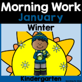 January Morning Work {Kindergarten} PDF & Digital Ready!