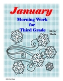 January Morning Work for Third Grade