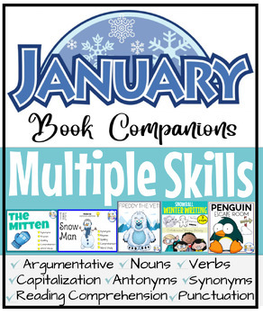 Preview of January Multiple Skills (Task Cards + Escape Rooms + Digital Resources)