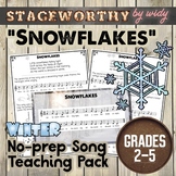 January Music Lesson - "Snowflakes" Song Pack - Song and W