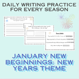 January New Beginnings: Daily Writing Prompts Pack (New Ye