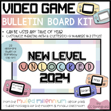 January New Year 2024 Bulletin Board Kit | Video Game Bull