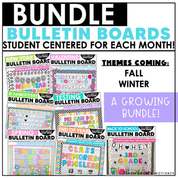 Preview of Bulletin Board Growing Bundle - Seasonal