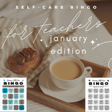 January/New Year Teacher Self-Care Bingo | For After Winter Break