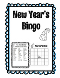 January New Year's Bingo Game