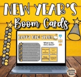 January New Year's Eve Boom Cards Reading Comprehension