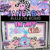 January & New Years Bulletin Board Decor