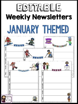 Preview of January Newsletter Templates