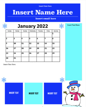 Preview of January Newsletter (editable)