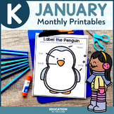 January No Prep Activities Packet for Kinder (MLK & Martin