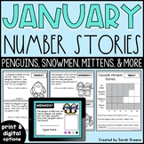 January Number Stories (printable and digital versions)
