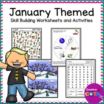 Preview of Occupational Therapy January Morning Work Fine Motor & Perception Activities