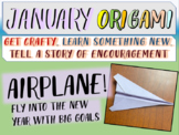 January Origami AIRPLANES! Get Crafty and be encouraged wi