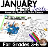 January Paired Texts- Fictional Passages with Comprehensio