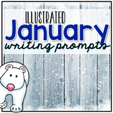 January Photo Writing Prompt Task Cards