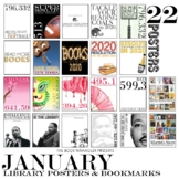 January Posters & Bookmarks for Classroom & School Libraries