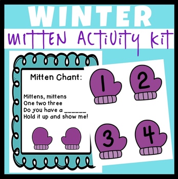 January Preschool Mitten Themed Activity Kit by Create 25 Printables