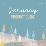 January Product Guide for First Grade, Kindergarten & Pre-K