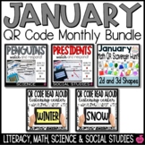 January QR Codes | Language Arts, Math, Science, and Socia