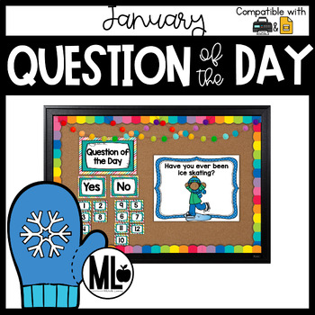 Preview of January Question of the Day- Printable & Digital