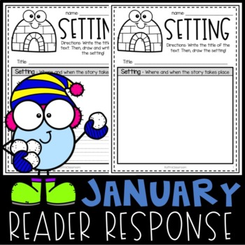 Preview of January Reader Response FREEBIE!