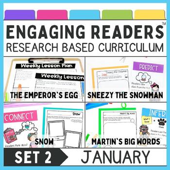 Preview of January Reading Comprehension, Interactive Read Aloud Lessons and Activities