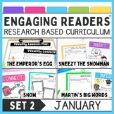 January Reading Comprehension, Interactive Read Aloud Less