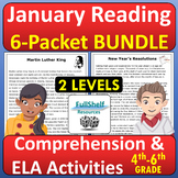 Differentiated January Reading Comprehension Passages 4th 