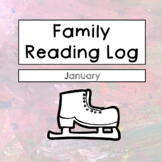January Reading Log & Book Tracker, Preschool Reading Log