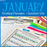 January Reading Passages + Question Sets for Citing Evidence