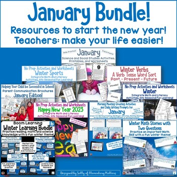 Preview of January Resources Bundle