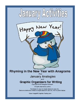 Preview of January Rhymes and Analogies with Writing