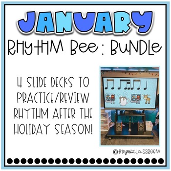 Preview of January Rhythm Bee Bundle