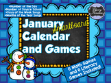 January SMARTboard Calendar and Games!