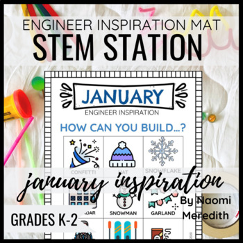 Preview of January STEM Activities | Engineer Inspiration | Printable & Digital